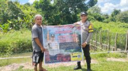 Bhabinkamtibmas Polsek Talang Kelapa Sosialisasikan Pencegahan Karhutla di Tanah Mas Indah