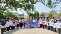Polres Banyuasin Sambut Hari Anak dengan Sosialisasi Lalu Lintas Ceria di SDN 13