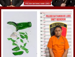 Unit Reskrim Beruang Hitam Polsek Batang Hari Leko Berhasil Meringkus Pelaku Penganiayaan yang Kabur ke Muratara