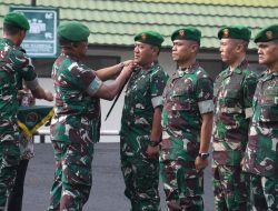 Korem 044/Gapo Gelar Acara Laporan Korps Kenaikan Pangkat 1-10-2025