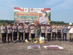 Polsek Talang Kelapa dan PT. Sutopo Lestari Gelar Penanaman Jagung Kuartal IV untuk Dukung Ketahanan Pangan