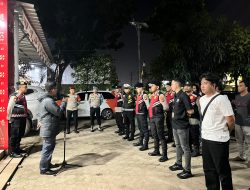 Sat Samapta Polres Banyuasin Gelar Patroli Terpadu, Jaga Kondusivitas Malam Warga
