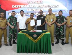 Tandatangani Kontrak Cetak Sawah, Danrem 044/Gapo : Dukung Program Pemerintah, Wujudkan Ketahanan Pangan