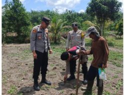 Polsek Air Kumbang Gelar Penanaman Jagung Serentak Dukung Swasembada Pangan 2025