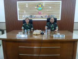 Itjenad Sambangi Makorem 044/Gapo, Lakukan Audit Kinerja Korem dan Jajaran 