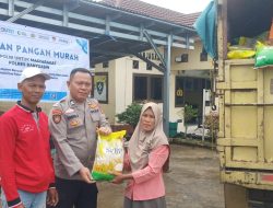 Polres Banyuasin Sukses Gelar Gerakan Pangan Murah, 8 Ton Beras Bulog Ludes Terjual