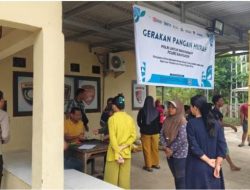 Polres Banyuasin Sukses Gelar Gerakan Pangan Murah, 8 Ton Beras Bulog Ludes Terjual