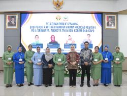 Tingkatkan Kepercayaan Diri, Korem 044/Gapo Gelar Pelatihan Public Speaking 