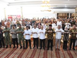 Danrem 044/Gapo Hadiri Acara Penandatanganan Nota Kesepakatan Pembangunan dan Pengoperasian Pelabuhan Palembang