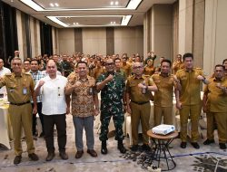 Hadiri Rapat Koordinasi Percepatan Administrasi Cetak Sawah, Danrem 044/Gapo : Kita Berpikir Cepat, Bertindak Tepat, Kerja Dengan Hati