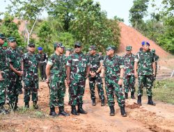 Danrem 044/Gapo Hadiri Ground Breaking Lapangan Parade dan Kompleks Gudang Terpadu Kodam II/Sriwijaya