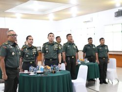 Korem 044/Gapo Ikuti Rapat Evaluasi TMMD TA. 2025 Secara Virtual, Bahas Pencapaian Fisik dan Nonfisik