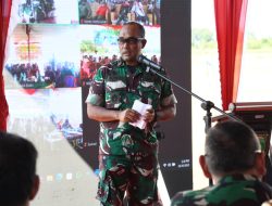Danrem 044/Gapo Hadiri Tanam Perdana Cetak Sawah Rakyat di Desa Lumpatan II