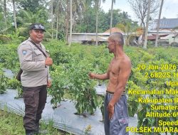 Polsek Muara Telang Gelar Sambang dan Himbauan Kamtibmas di Desa Telang Jaya