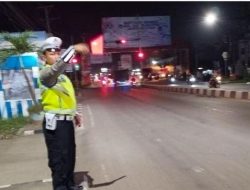 Patroli Subuh Satlantas Polres Banyuasin, Cegah Kejahatan dan Beri Rasa Aman