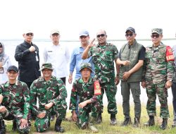 Dukung Ketahanan Pangan, Danrem 044/Gapo Dampingi Itjen Kementan Tinjau Cetak Sawah 2026