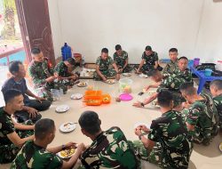 Hangatnya Kebersamaan, Satgas TMMD ke-127 TA 2026 Makan Bersama Tuan Rumah