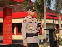 Jamin Keamanan Mudik Lebaran 2026, Polres Banyuasin Gelar Apel Pasukan Operasi Ketupat Musi