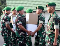 Sambut Idul Fitri 1447 H, Korem 044/Gapo Bagikan Bingkisan Lebaran untuk Prajurit dan PNS