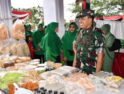 Danrem 044/Garuda Dempo Hadiri Pembukaan Bazar TNI Sambut Idul Fitri 1447 H