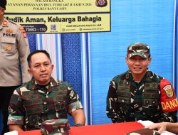 Turun Langsung ke Lapangan, Danrem 044/Gapo Pantau Pos PAM Lebaran Banyuasin