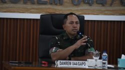 Danrem 044/Gapo : TMMD ke-128 Harus Tepat Sasaran dan Berdampak Nyata Bagi Masyarakat