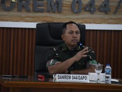 Danrem 044/Gapo : TMMD ke-128 Harus Tepat Sasaran dan Berdampak Nyata Bagi Masyarakat