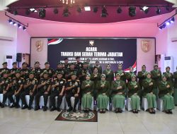 Regenerasi Kepemimpinan TNI AD, Danrem 044/Gapo Hadiri Sertijab Pejabat Kodam II/Swj