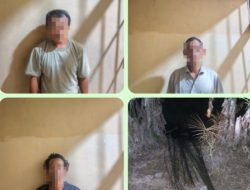 Polsek Tanjung Lago Bekuk Tiga Pelaku Pencurian 106 Batang Besi Pembangunan Koperasi