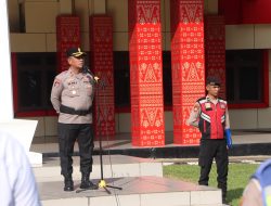 Apel Pagi Personel Polres Banyuasin, Wakapolres Tekankan Kesiapan Tugas Hingga Persiapan Idul Adha