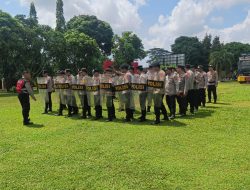 Latihan Negosiator dan Pasukan Dalmas Polres Banyuasin, Siap Hadapi Aksi Massa dan Antisipasi Demo Hari Buruh