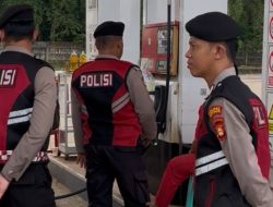 Patroli Jalan Kaki Sat Samapta Polres Banyuasin Ciptakan Kondusifitas Wilayah, Antisipasi Gangguan Kamtibmas