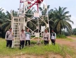 Siap Siaga Bencana Asap, Kapolsek Rambutan Cek Langsung Kesiapan Peralatan Karhutla PT. Pulau Subur