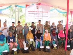 Kapolres Banyuasin Gelar Jumat Curhat dan Jumat Berkah di Masjid Darul Falah, Desa Sungai Pinang