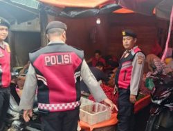 Antisipasi Gangguan 3C, Sat Samapta Polres Banyuasin Gelar Patroli Jalan Kaki