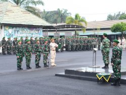 Korem 044/Gapo Gelar Upacara 17-an, Kasad Tekankan Efisiensi dan Ketahanan Nasional