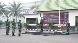 Tingkatkan Jiwa Nasionalisme, Korem 044/Gapo Gelar Upacara Bendera