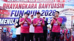 Sukseskan HUT Bhayangkara ke-80, Polres Banyuasin Gelar Fun Run Diikuti 1.000 Peserta