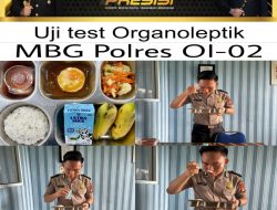 Dokked Polres Ogan Ilir Laksanakan Food Security MBG, 11.111 Porsi Dinyatakan Layak Didistribusikan