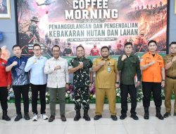 Coffee Morning Korem 044/Gapo, Wujudkan Kolaborasi Penanggulangan Karhutla di Sumsel