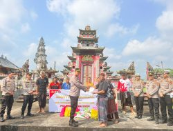 Polres Muara Enim Salurkan Bantuan Sosial dan Peduli Tempat Ibadah Jelang Hari Bhayangkara ke-80