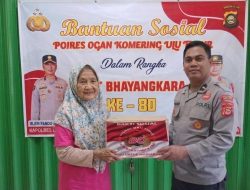 Sambut HUT Bhayangkara ke-80, Polsek Jajaran OKU Timur Bergerak Bantu Warga Kurang Mampu